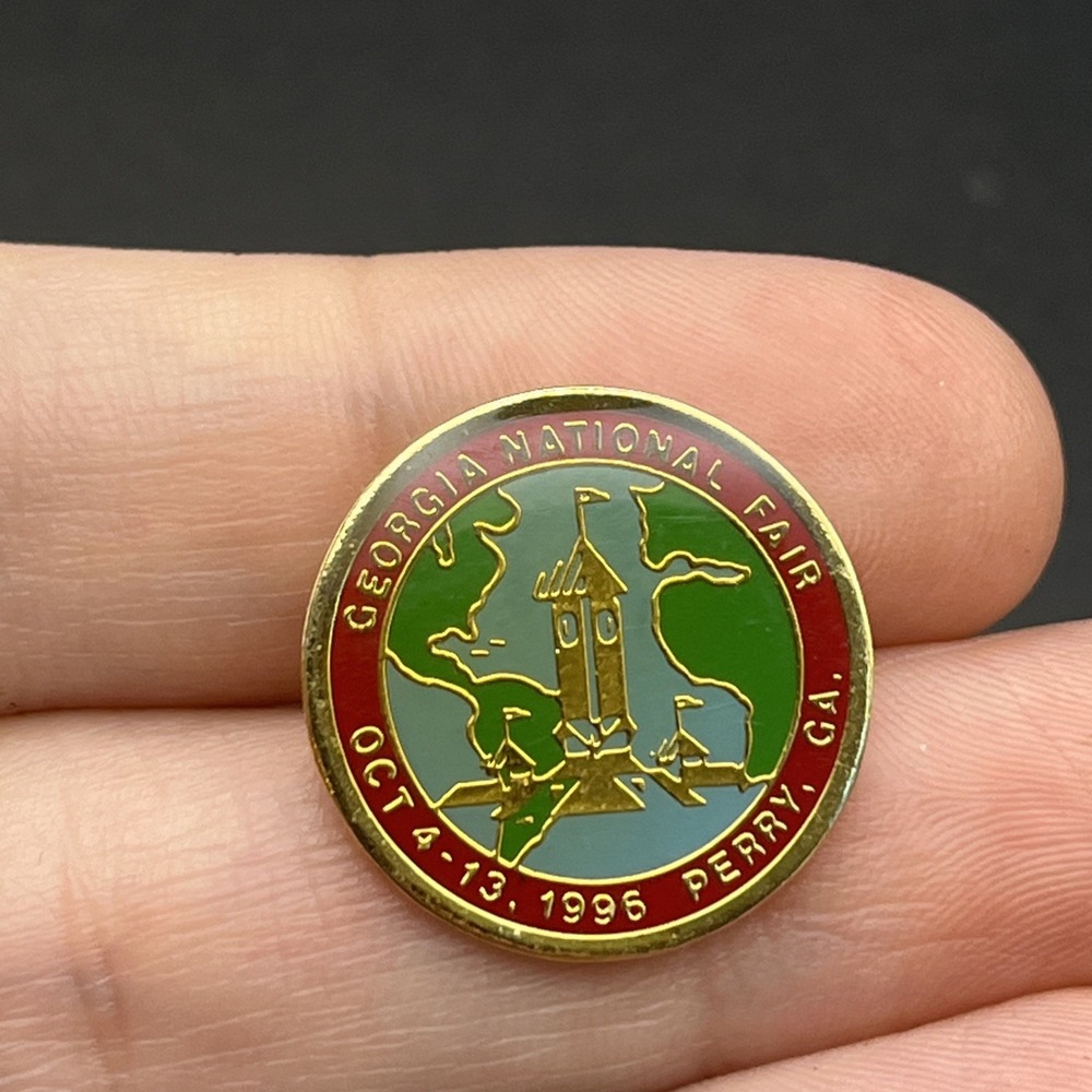 1996 Georgia National Fair Perry Georgia Lapel Hat Pin